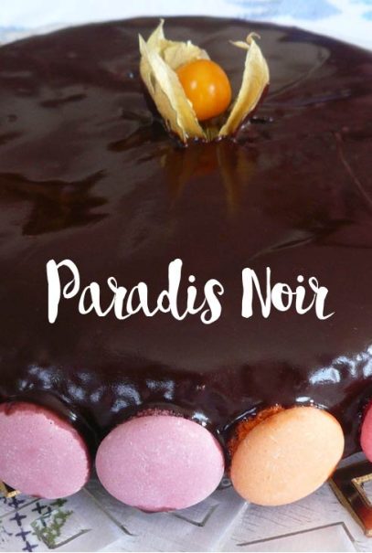 gâteau Paradis noir