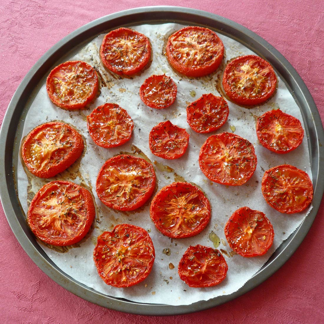 recette maison de tomates confites