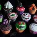 Recette de cupcakes à l'orange décorés pour Halloween