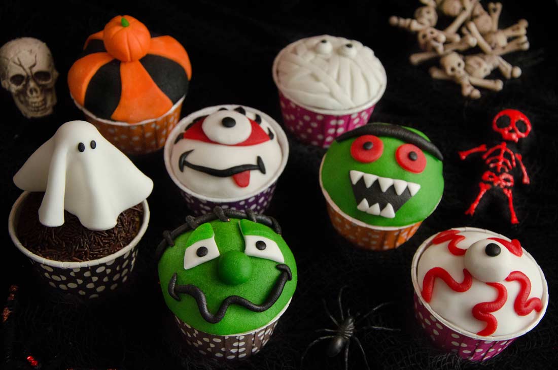 cupcakes Halloween à l'orange maison
