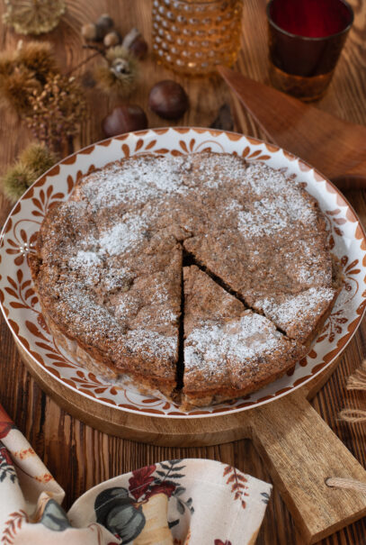 Fondant aux noix de Grenoble et à la crème de marrons