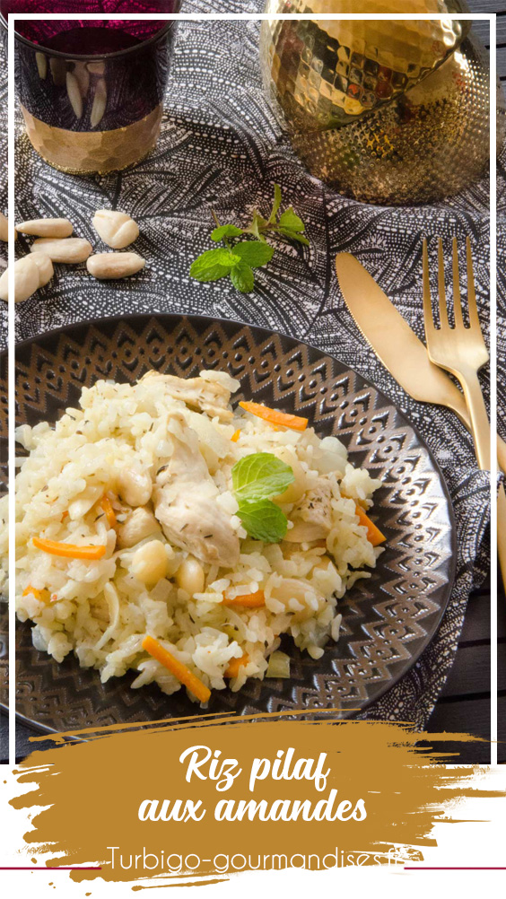 Recette de Riz pilaf aux amandes