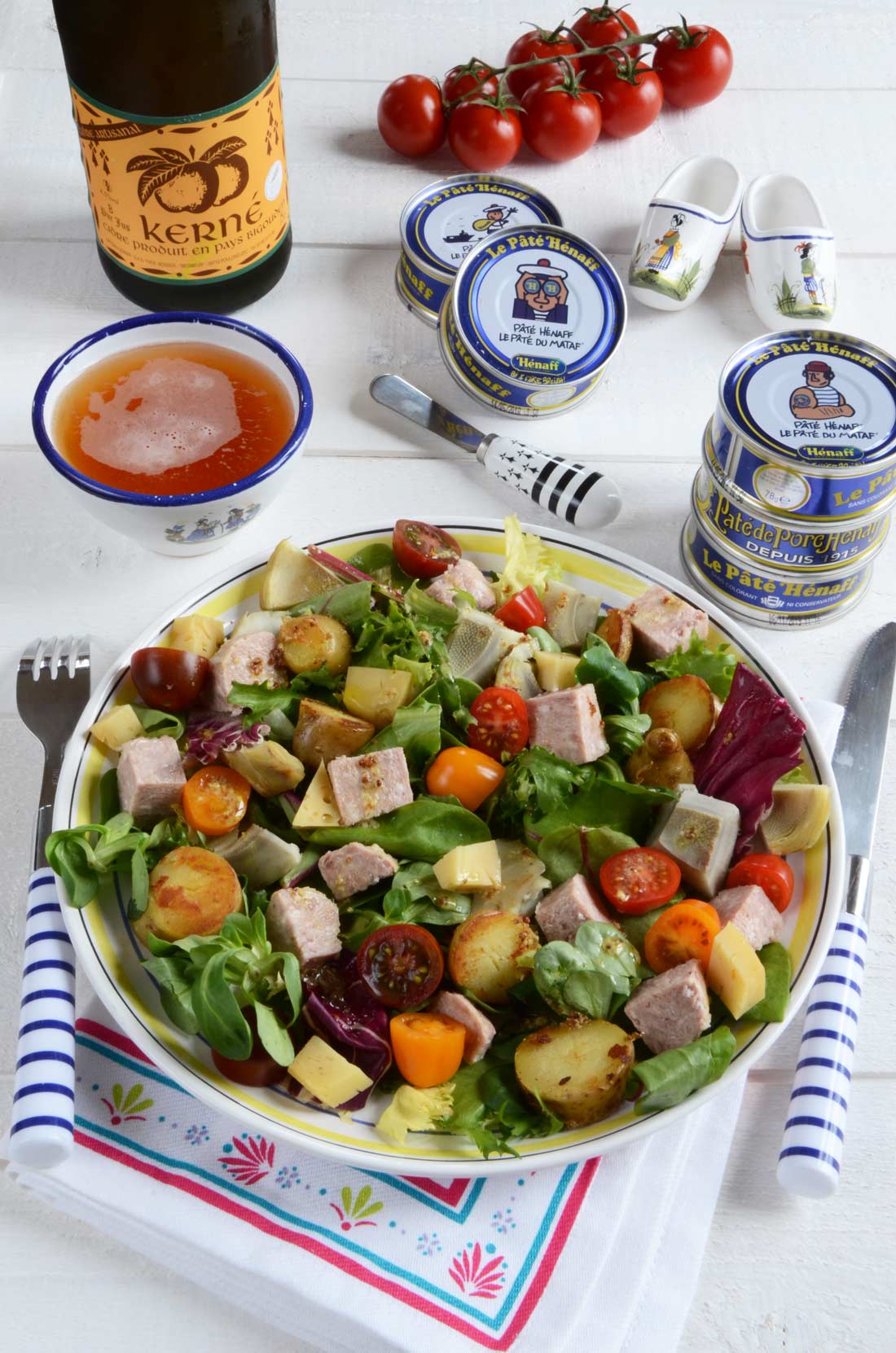 Salade bretonne au Paté Hénaff