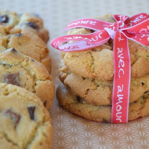 Cookies chocolat noir blanc et au lait