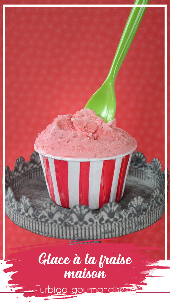 Glace à la fraise