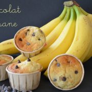 Muffins buttermilk chocolat banane