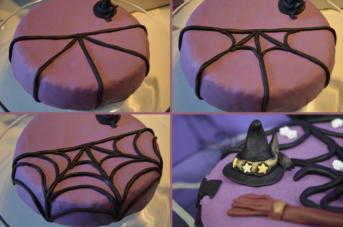 gâteau d'Halloween fourré aux cake pops