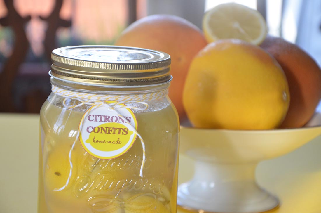 Citrons confits parfaits pour vos recettes de tajine. Vous pouvez aussi les offrir en guise de cadeaux gourmands