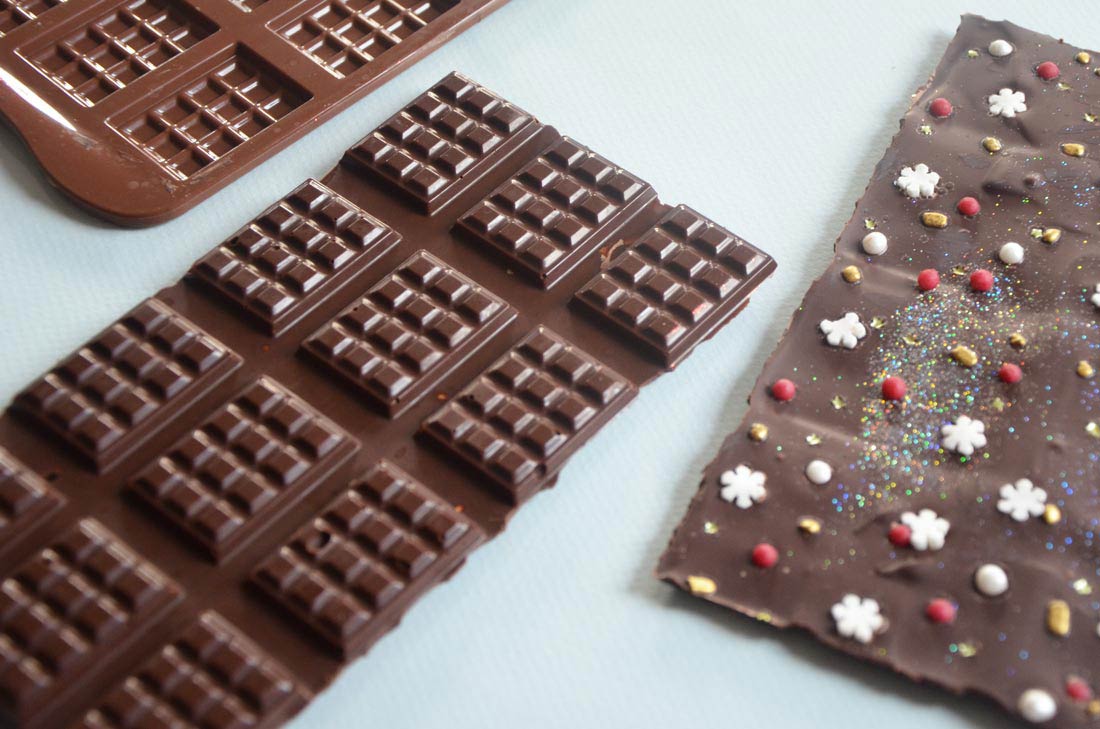 idée de cadeaux gourmands : tablette de chocolat customisé
