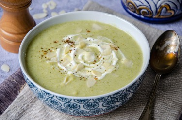 Recette de soupe brocolis amandes