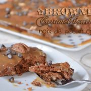 Brownies caramel chocolat noix de pécan