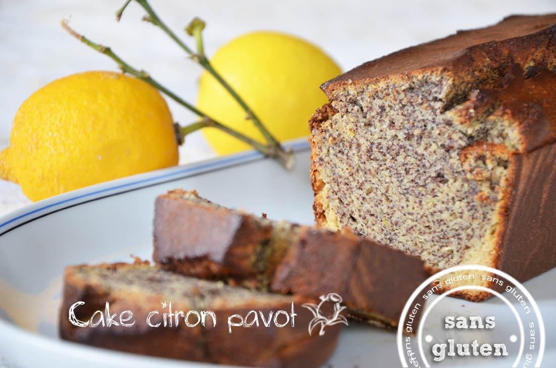 Cake citron pavot sans gluten