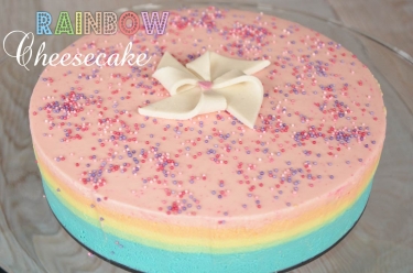 Recette de Rainbow cheesecake