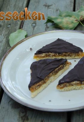 Triangles noix chocolat (Nussecken)