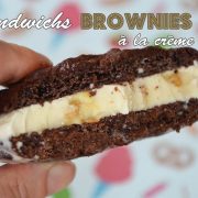 Sandwichs brownies à la crème glacée