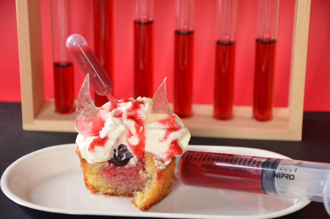 Recette de cupcakes Dexter, parfaite pour fêter Halloween
