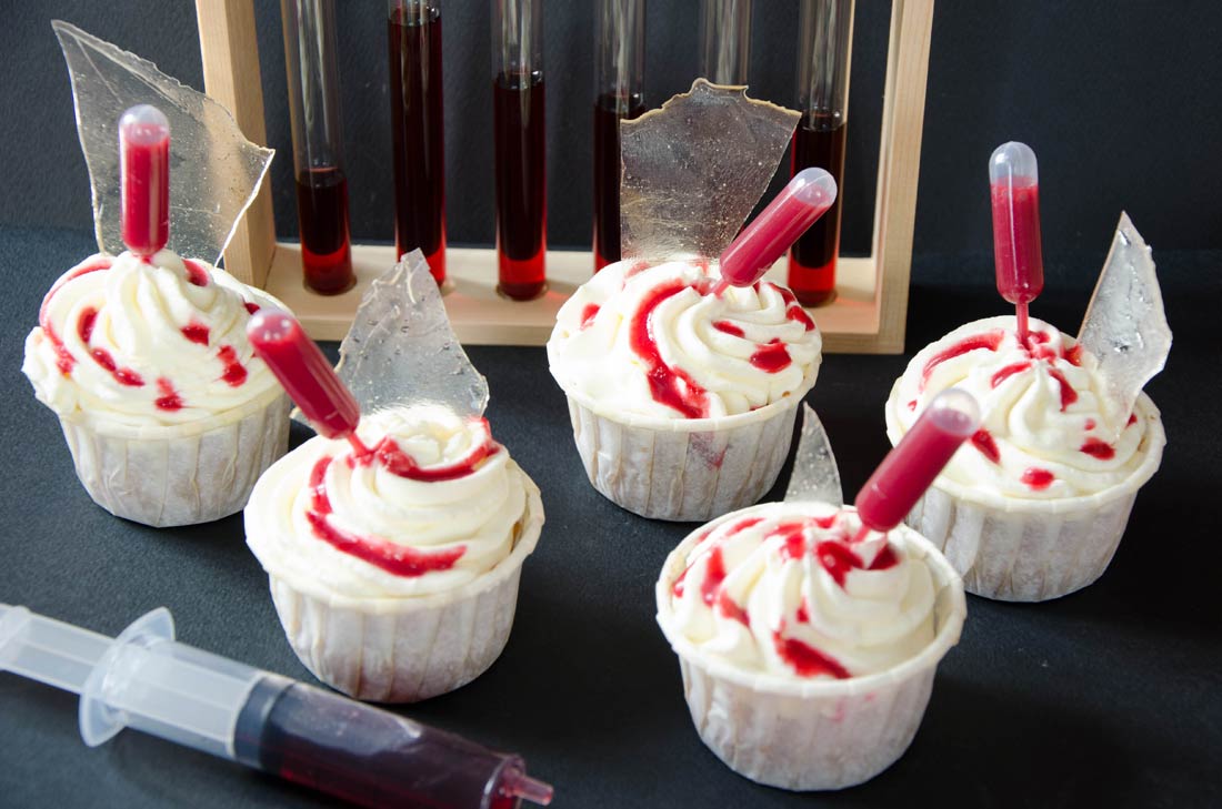 Recette de cupcakes Dexter parfaite pour Halloween