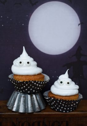 Cupcakes fantômes Halloween