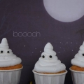 Recette de cupcakes fantômes sur Turbigo Gourmandises