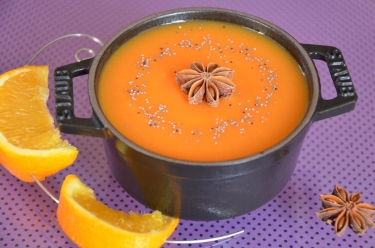 Soupe citrouille orange anis étoilé, une idée de recette pour Halloween