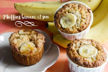 Muffins banane et son
