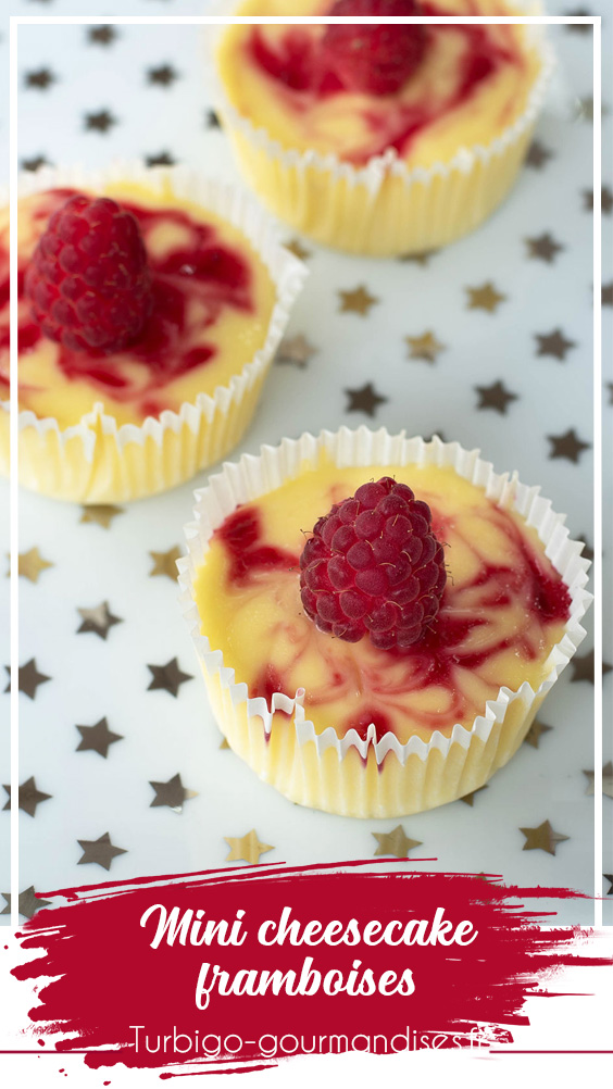 Mini cheesecakes à la framboise, mignons desserts gourmands