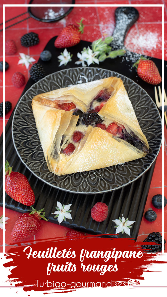 Feuilletés frangipane et fruits rouges