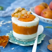 Trifle d'abricots au yaourt