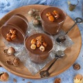 Mousse chocolat praliné noisettes caramélisées