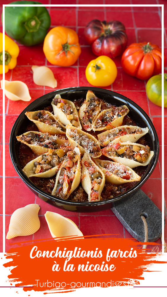 conchiglioni farcis à la niçoise