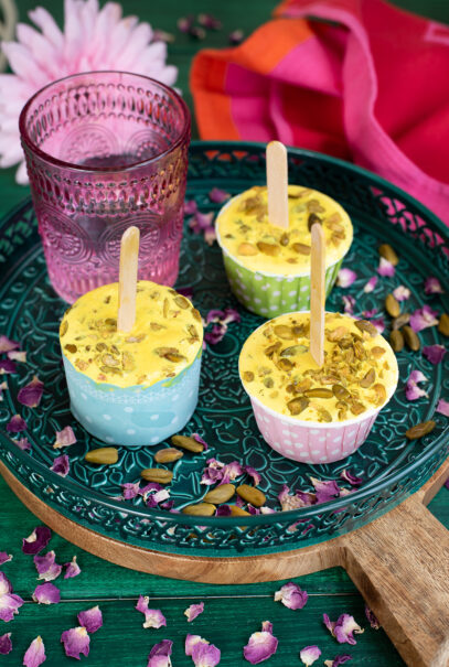 Glace cardamome pistache : kulfi indien