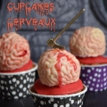 cupcakes cerveaux guimauve