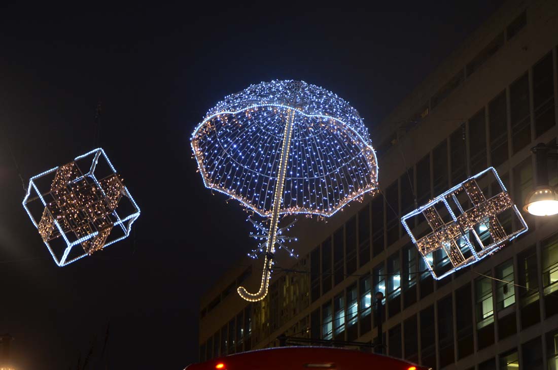 Voyage gourmand à Londres : les décorations de Noël