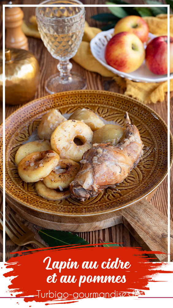 Lapin au cidre et aux pommes