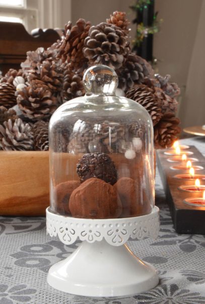 truffes au chocolat pétillant