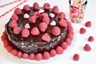 gâteau chocolat framboises Lenôtre par Guy Krenzer