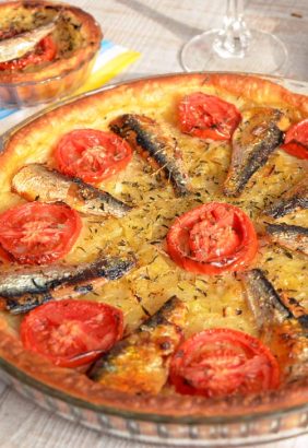 Pissaladière sardines tomates