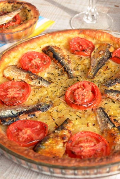 pissaladière tomates sardines