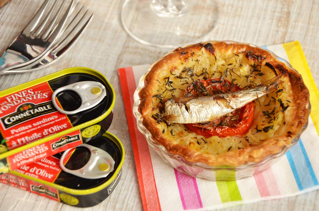 pissaladière sardines tomates