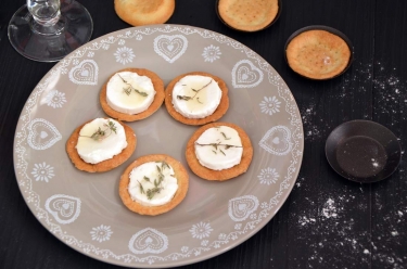 Tartelettes chèvre et miel
