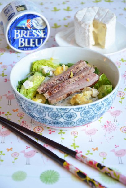 salade de boeuf thai au Bresse Bleu