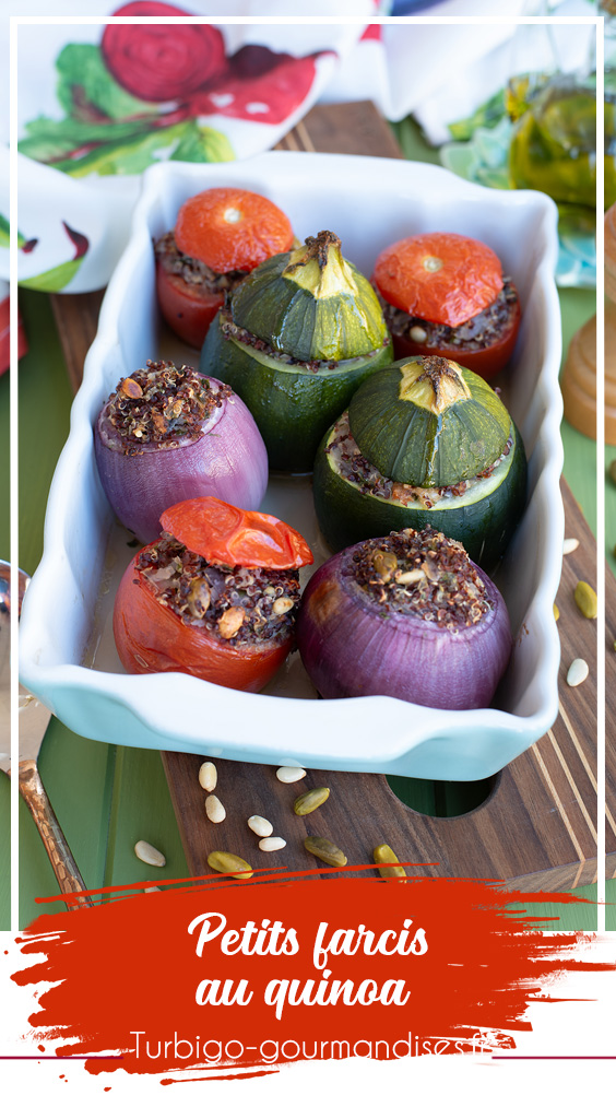 Recette de farcis végétariens au quinoa