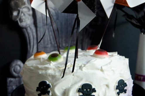 Recette de gâteau d'halloween aux myrtilles