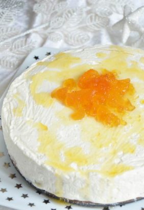 Cheesecake pomme safran (sans cuisson)