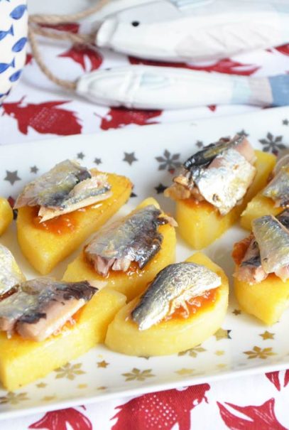 palets polenta et sardines de garde