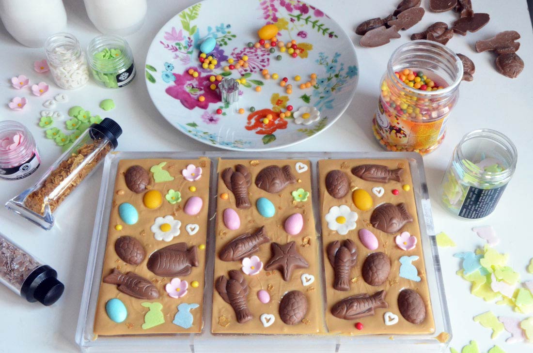 Tablettes de chocolat customisé pour Pâques