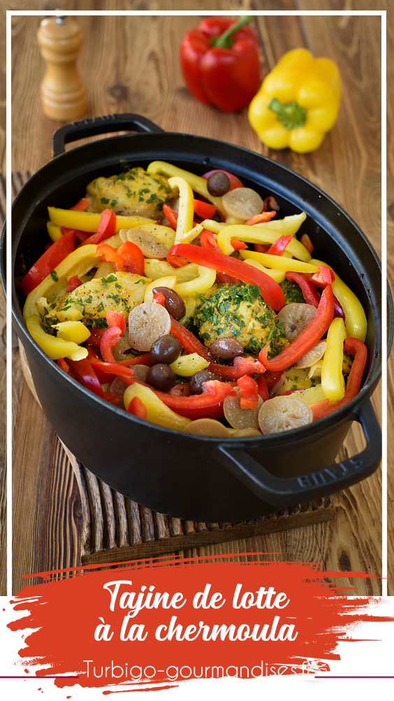 Tajine de lotte à la chermoula