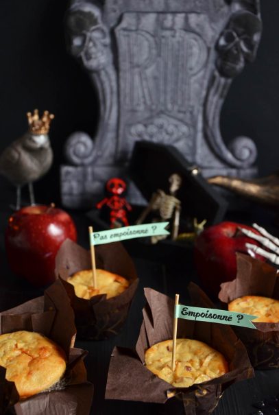 Muffins cheddar pomme rouge