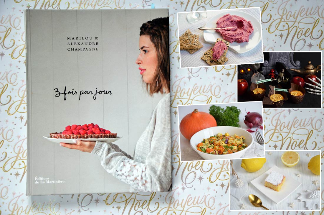 livre de cuisine 3 fois par jour de Marilou Bourdon