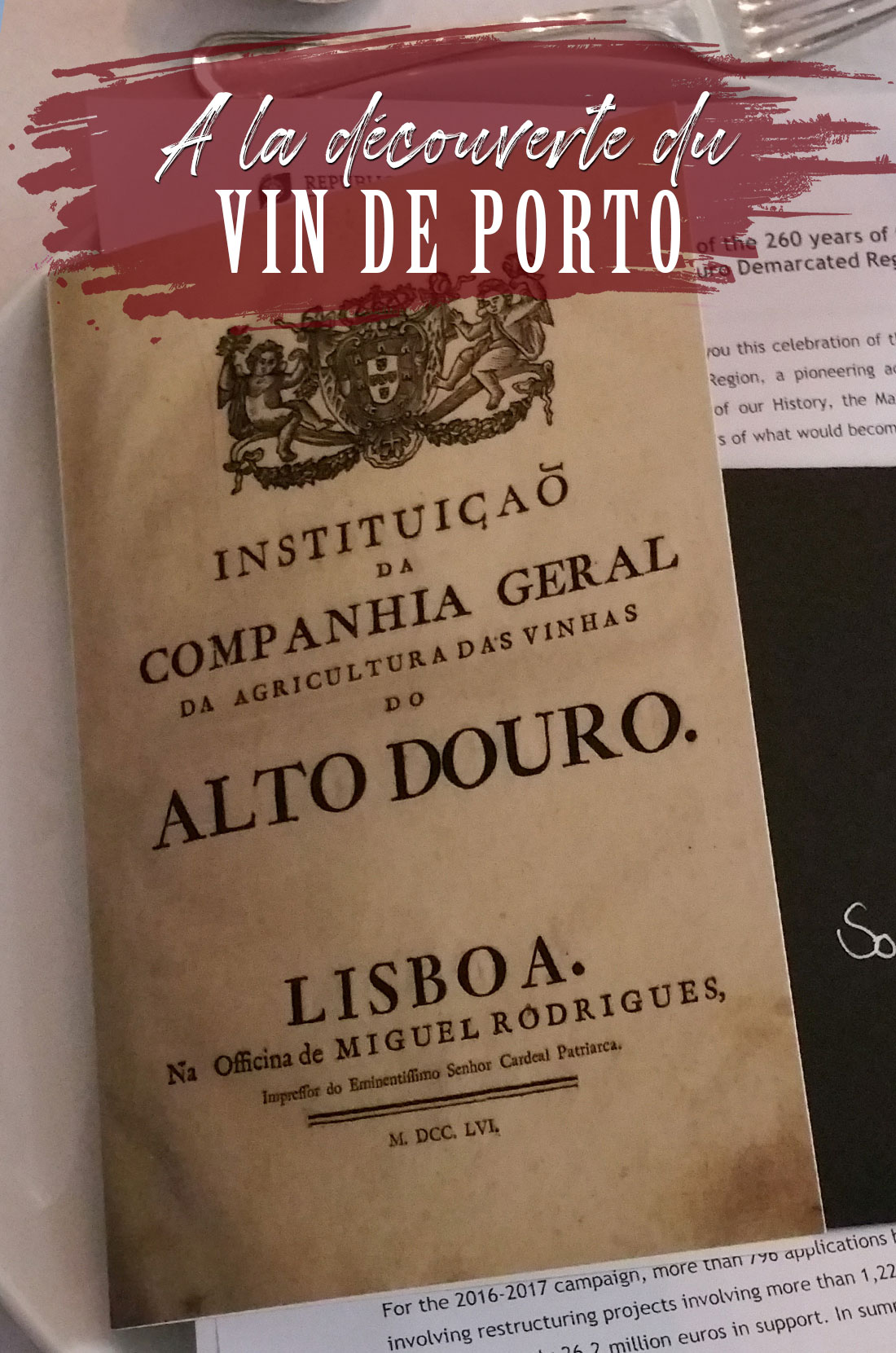 A la découverte du vin de Porto